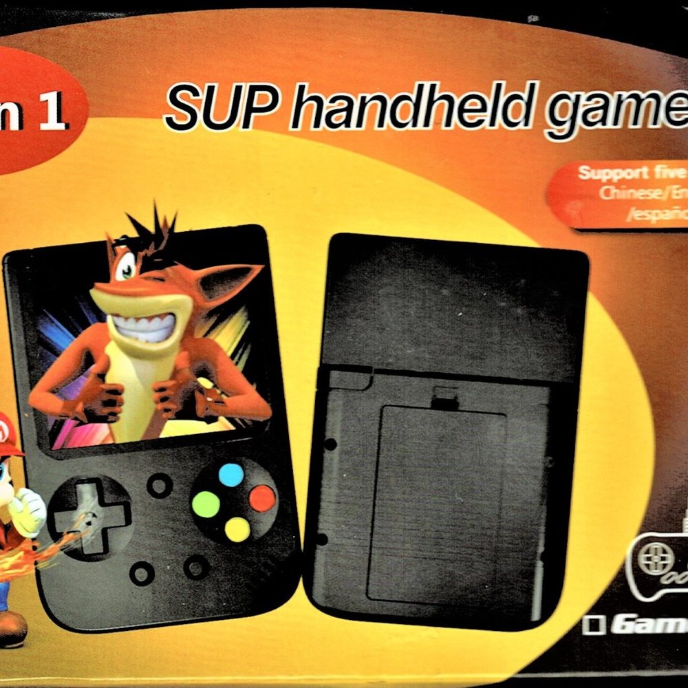 NES SUP GAME BOY / VIDEO AND SOUND OUT/ USB RECHARGABLE/500 PRE LOADED GAMES